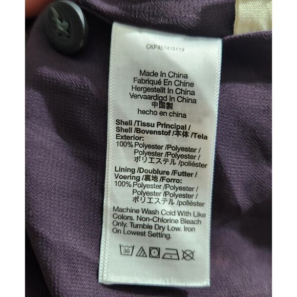 Madewell (Re)Sourced Georgette Smocked-Cuff Button-Front Top Orchard Floral Sz 8 - Picture 11 of 11